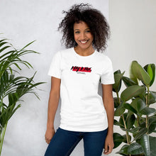 Load image into Gallery viewer, Koy King Apparel Tee, Black letters and red block, unisex t-shirt, from one of the hottest Black-owned streetwear brands on the market today.