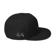 Load image into Gallery viewer, Koy King Emblem Snapback Cap (Black), from one of the hottest Black-owned streetwear brands on the market today.