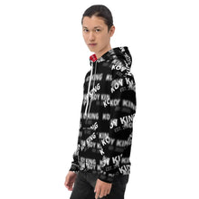 Load image into Gallery viewer, Koy King Focus Hoodie, lefty side view, from one of the hottest Black-owned streetwear brands today.