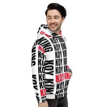 画像をギャラリービューアに読み込む, Koy King Grid Hoodie, right side view, from one of the best Black-owned streetwear brands out today.