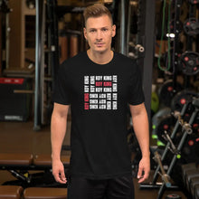 Load image into Gallery viewer, Koy King Grid Tee, Unisex T-shirt, from one of the hottest Black-owned streetwear brands on the market today.