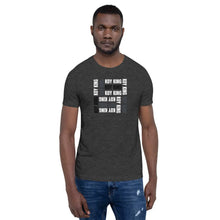 Load image into Gallery viewer, Koy King Grid Tee (Heather Grey), from one of the hottest Black-owned streetwear brands on the market today.