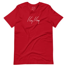Load image into Gallery viewer, Koy King Signature T-Shirt, Red, from one of the hottest Black-owned streetwear brands on the market today.