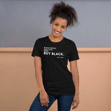 이미지를 갤러리 뷰어에 로드 , Koy King &quot;Less Talk. More Buy Black.&quot; T-Shirt
