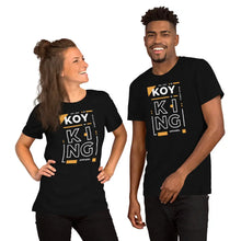 Load image into Gallery viewer, Koy King Block Design T-Shirt, Unisex T-Shirt, from one of the hottest Black-owned streetwear brands on the market today.
