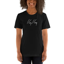 Cargar imagen en el visor de la galería, Koy King Signature T-Shirt, Black, from one of the hottest Black-owned streetwear brands on the market.
