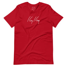 Load image into Gallery viewer, Koy King Signature T-Shirt, Red, from one of the hottest Black-owned streetwear brands on the market today.
