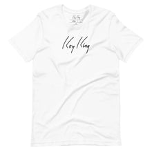Load image into Gallery viewer, Koy King Signature T-Shirt (White), from one of the best Black-owned streetwear brands on the market today.
